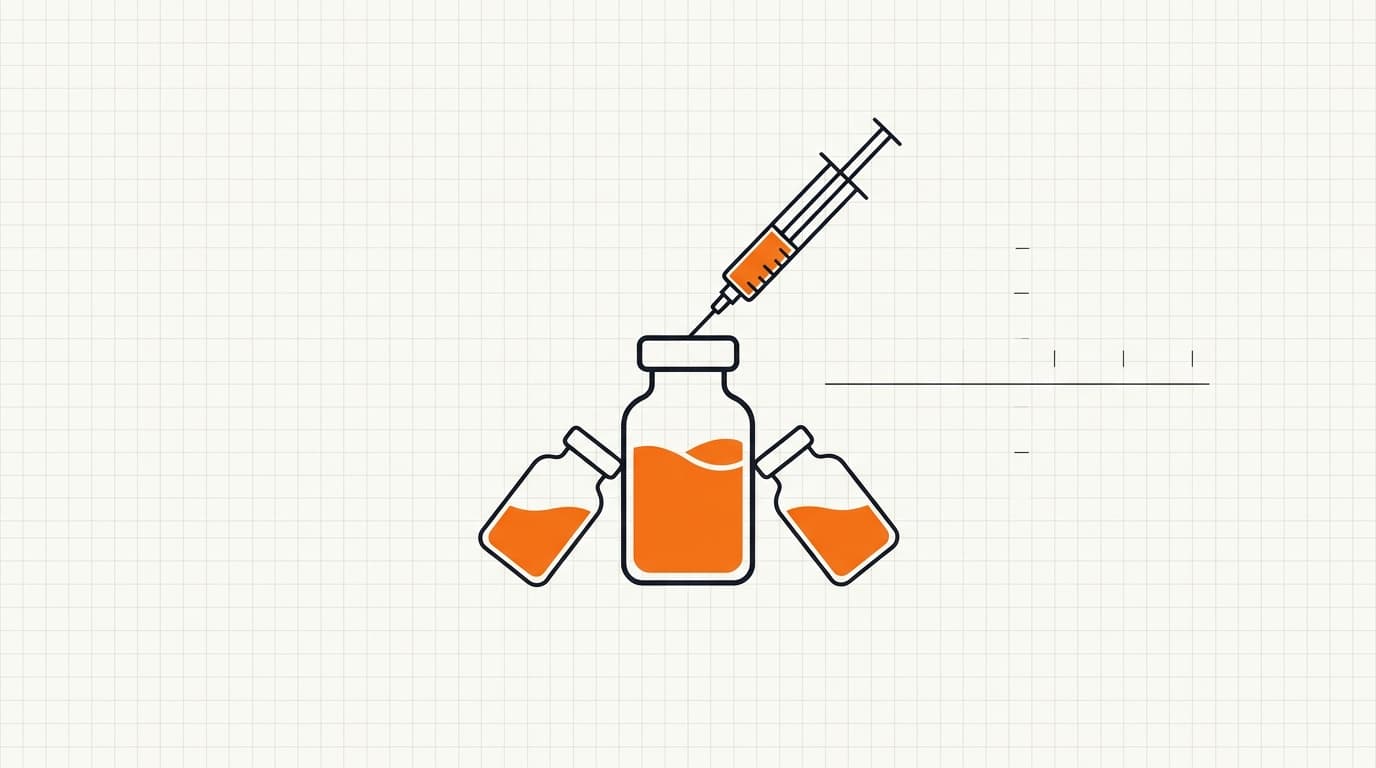 Blended Peptide Vials: The Math for Dosing Multiple Compounds From One Syringe